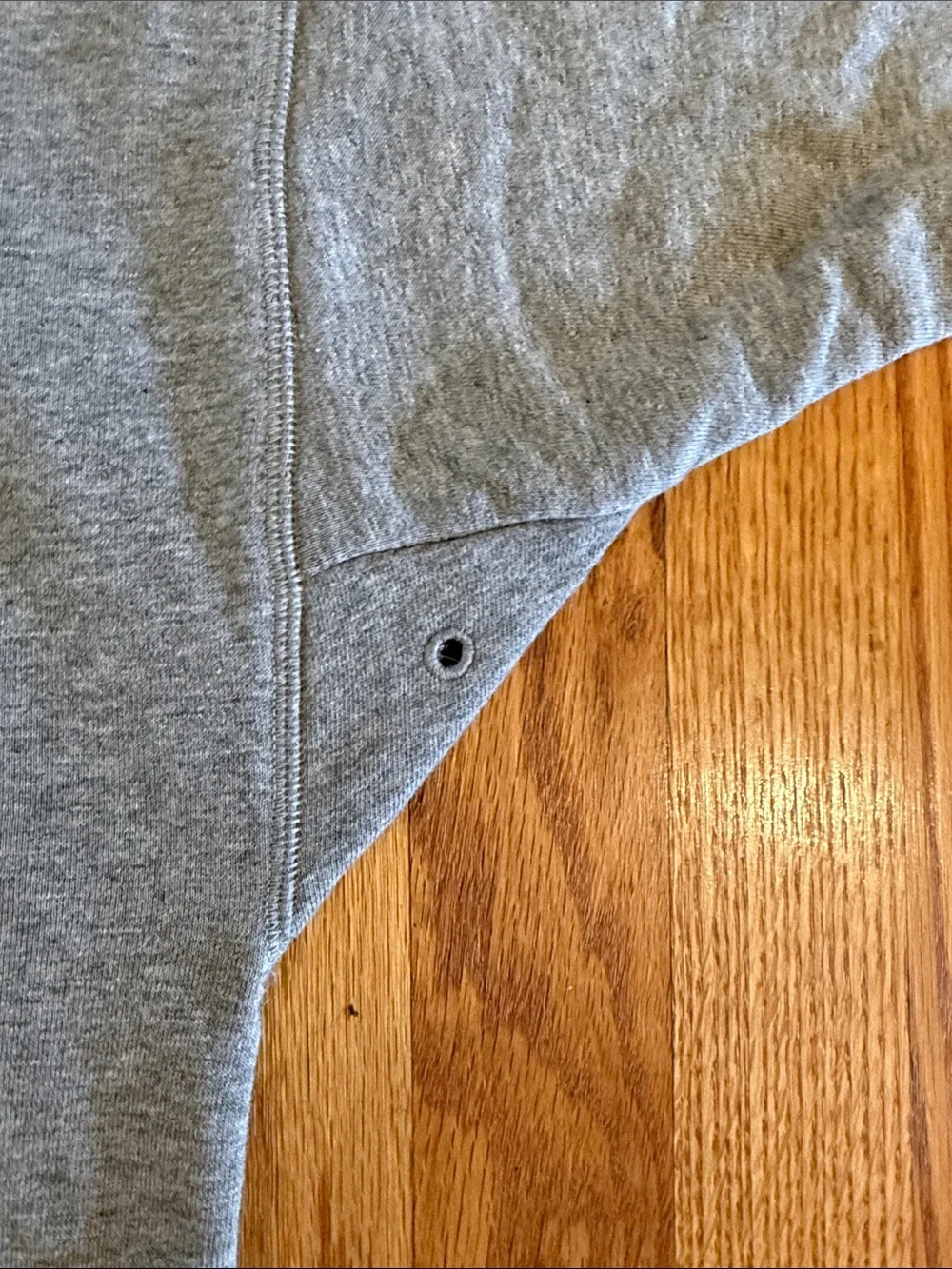 Nike Move to Zero Gray Crewneck Sweatshirt with Lilac Chenille Logo